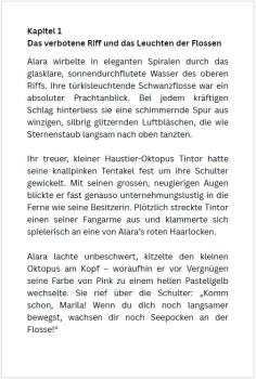Preview: Buch Alara und Marila - Das Leuchten des Ewigen Riffs (Folge 1)